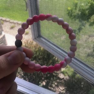 Pink cancer awareness Lokai bracelet
